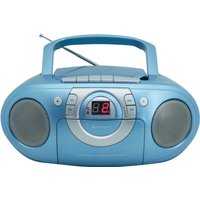 SCD5100BL Radio-Rekorder mit CD + Kassette blau
