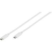 USB 3.1 Typ C Kabel (1m) weiß
