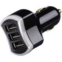 USB-Kfz-Ladegerät Triple Power 7.2 schwarz