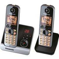 KX-TG6722GB Schnurlostelefon mit Anrufbeantworter schwarz