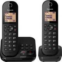 KX-TGC422GB Schnurlostelefon mit Anrufbeantworter schwarz