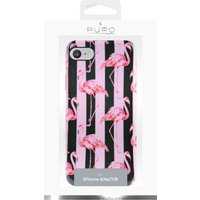 Glam Flamingo für iPhone 6/6s/7/8 schwarz