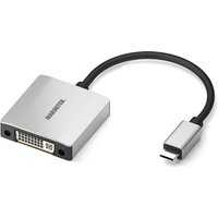 Connect USB-C > DVI Adapter silber