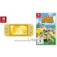 Switch Lite Konsole Konsole + Animal Crossing: New Horizons gelb