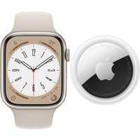 Watch Series 8 (45mm)+AirTag Smartwatch polarstern