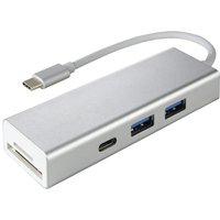 USB-3.1-Type-C 1:3 silber