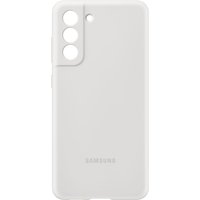 Silicone Cover für Galaxy S21 FE 5G weiß