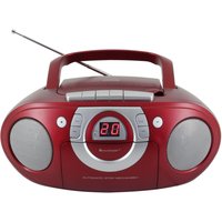 SCD5100RO Radio-Rekorder mit CD + Kassette rot
