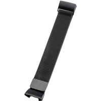 Armband Edelstahl Milanaise für Fitbit Charge 3 schwarz