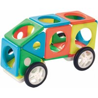 Magnets Cars 8 Dreiecke/12 Quadrate/2 Achsen