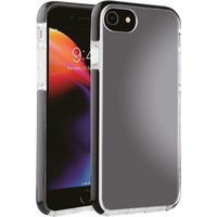 Rock Solid Cover für iPhone SE (2020) transparent/schwarz