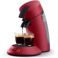 CSA210/90 Original Plus Kaffeepadmaschine dunkelrot matt