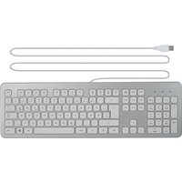 KC-700 Tastatur silber/weiß
