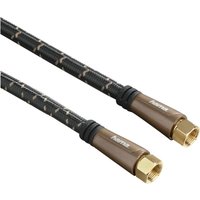 SAT-Anschlusskabel 120 dB (5m) F-Stecker>F-Stecker schwarz