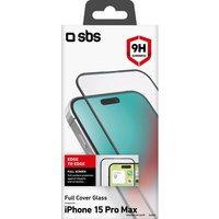 Full Cover Glass für iPhone 15 Pro Max schwarz