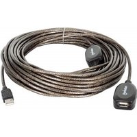 USB-Repeater Kabel USB 2.0 (20m) silber