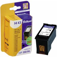 H43 Tintenpatrone ersetzt HP CB336EE schwarz