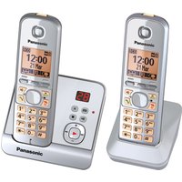 KX-TG6722GS Schnurlostelefon mit Anrufbeantworter silber