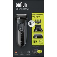 3000BT Shave&Style Series 3 Rasierer schwarz/grau