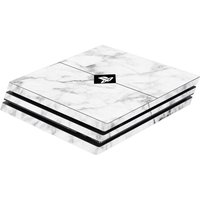 PS4 Pro Skin white marble