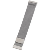 Armband Edelstahl Milanaise für Fitbit Versa silber