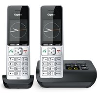 Comfort 500A duo Schnurlostelefon mit Anrufbeantworter silber/schwarz