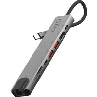 8in1 Pro USB-C Multiport Hub schwarz/grau