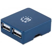 Micro USB 2.0 4-Port Hub blau