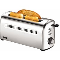 38366 4er Retro Langschlitz-Toaster edelstahl