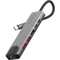 6in1 Pro USB-C Multiport Hub schwarz/grau