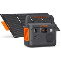 Explorer 300 Plus (288Wh) mobiles Solar-Komplettset inkl. 40W Solar Panel schwarz/orange