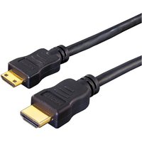 HDMI 4 HDMI-Adapterkabel (2m) Stecker Typ-A > Stecker Typ-C schwarz