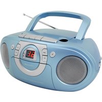SCD5800BL Radio-Rekorder mit CD + Kassette blau