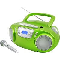 SCD5800GR Radio-Rekorder mit CD + Kassette grün