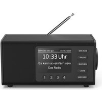 DR1000DE Heimradio schwarz