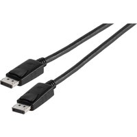 DP-Stecker>DP-Stecker (1m) Kabel schwarz