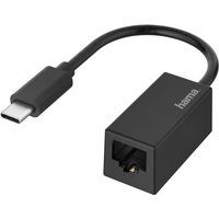 USB-C auf RJ45/LAN-Adapter Gigabit Ethernet 10/100/1000 Mbit/s schwarz