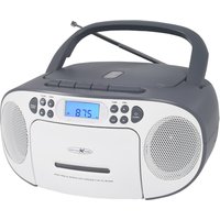 RCR2260 Radio-Rekorder mit CD + Kassette weiß/grau