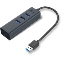 USB 3.0 Metal HUB 3 Port mit Gigabit Ethernet Adapter