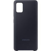 Silicone Cover für Galaxy A51 schwarz