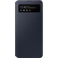 S View Wallet Cover für Galaxy A41 schwarz