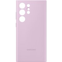Silicone Case für Galaxy S23 Ultra lavendel