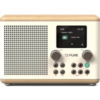 Classic H4 DAB Radioempfänger cotton white/oak