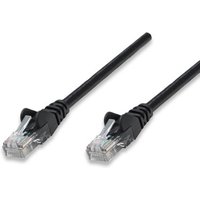 Patchkabel RJ45 U/UTP Cat5e (5 m) schwarz Hebelschutz