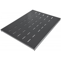 Fachboden 1HE (483x600 mm) schwarz bis 100 kg