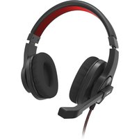 HS-USB400 V2 PC-Headset rot/schwarz