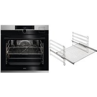 BFH99822V2 Elektro-Backofen mit Dampfgarer bestehend aus BSE99823BM + TR1LFSTV edelstahl/cleansteel