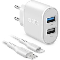 Dual USB Ladegerät weiß