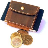 Triple Wallet Vintage Leder mit Münzfach