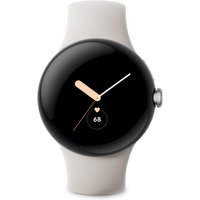 Pixel Watch WiFi Smartwatch polished silver/chalk